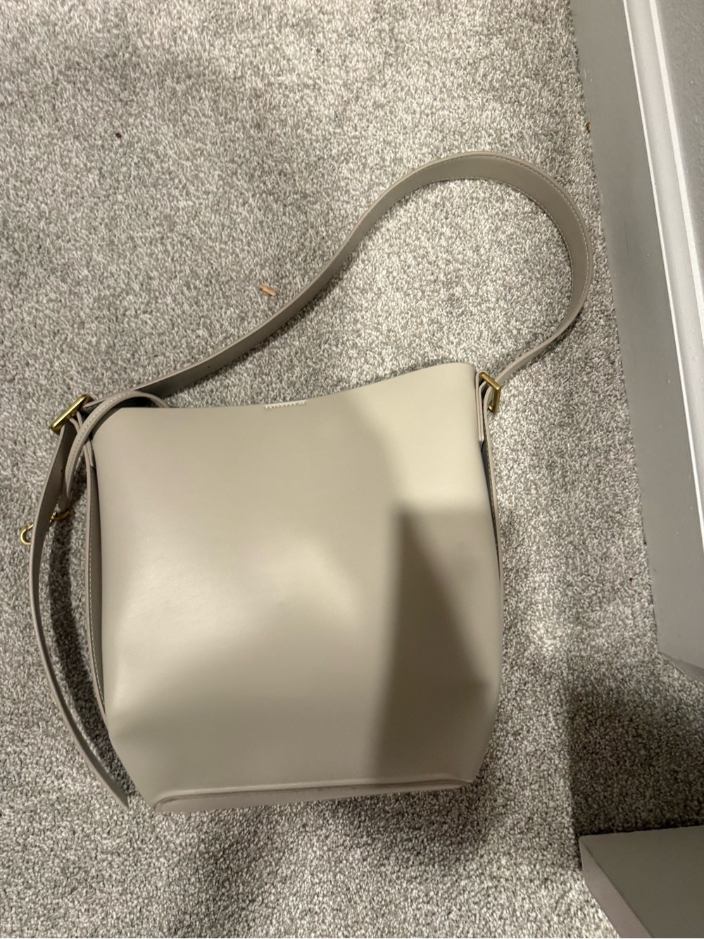 Zara taupe shoulder bag